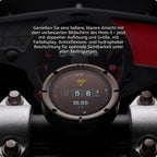 Moto II Navigationsgerät für Motorräder, globale Navigation, Minikarten, 14h Akku, IP67 wasser-/stoßfest, USB-C + Riemenhalterung