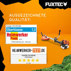 Profi Benzin Motorsense FX-PS162 – 62ccm, Faden und Komfort-Tragegurt – Rasentrimmer mit Antivibrationssystem – 2-Takt Freischneider mit Fadenspule