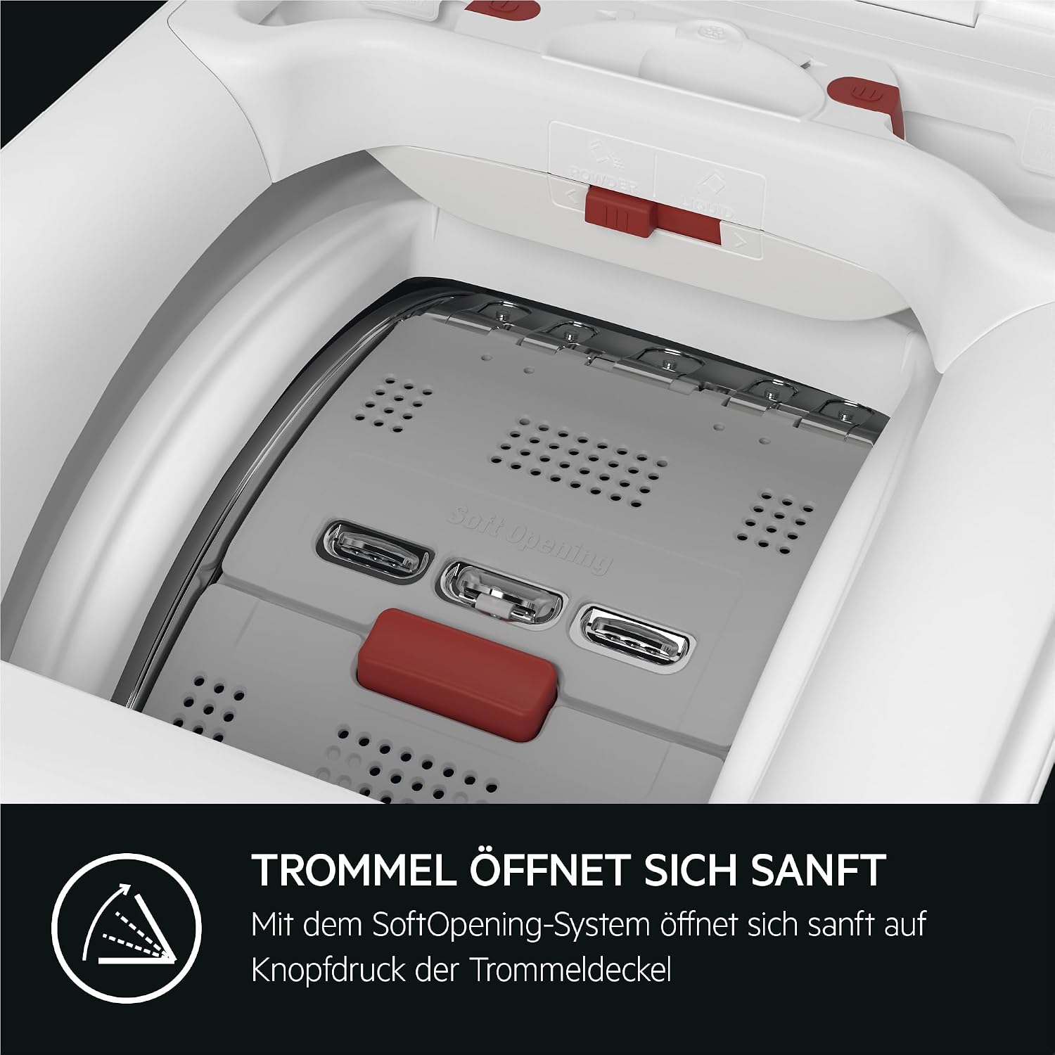 Toplader Waschmaschine Serie 7000 mit ProSteam Auffrischfunktion, 7,0 kg, 1300 U/min, leise, Mengenautomatik, Nachlegefunktion, Wasserstopp LTR7A71370