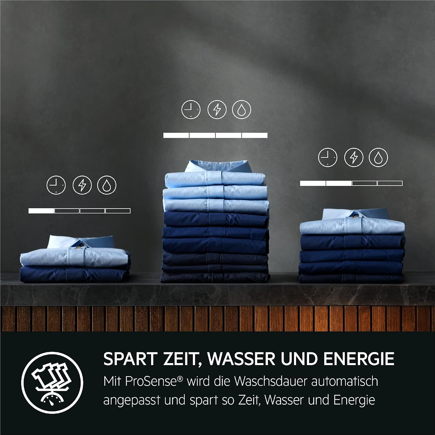 Waschmaschine 8kg, Serie 6000 ProSense: Mengenautomatik (Waschdauer+Energie anpass.), Startzeitv., Nachlegef., Vollwasserschutz, 1400 U/min, L6AMZ48FL