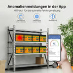 12V 100Ah LiFePO4 Bluetooth Lithiumbatterie mit BMS & Low Temperature Schutz, 12/24V 20A Ladegerät für Wohnmobil, Boot, Wohnwagen