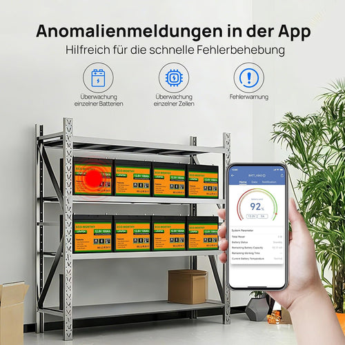 12V 100Ah LiFePO4 Bluetooth Lithiumbatterie mit BMS & Low Temperature Schutz, 12/24V 20A Ladegerät für Wohnmobil, Boot, Wohnwagen