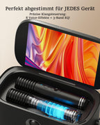 Karaoke-Maschine mit Textanzeige, 2 Mikrofonen, 140W, Bluetooth, HDMI, selbstaufladend, für Karafun-App, Shell S2