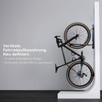 ProFlex Wide Fahrrad-Wandhalterung - Vertikal Klappbar für E-Bikes, MTB, Gravelbikes - Platzsparende Aufbewahrung - 2er Pack