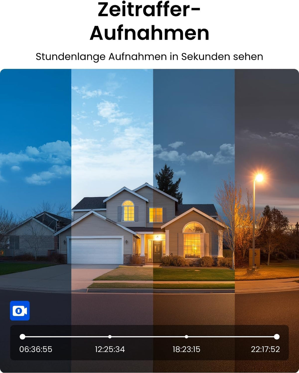 4K Überwachungskamera Set, 8CH PoE NVR mit 4X 8MP Kameras, Personenerkennung & Fahrzeugerkennung, 24/7 Aufnahme, RLK8-800B4 Schwarz