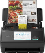 iX2500 Schwarz Dokumentenscanner – Ultraschneller Duplex-Scanner, 45 S./Min., 100-Blatt-ADF, 600 DPI, 5" Touchscreen, WLAN/Bluetooth/USB