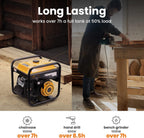 3500W Inverter Stromgenerator Benzin mit 2x 230V Steckdosen, Notstromaggregat für Haus, Garage, Werkstatt, Baustelle