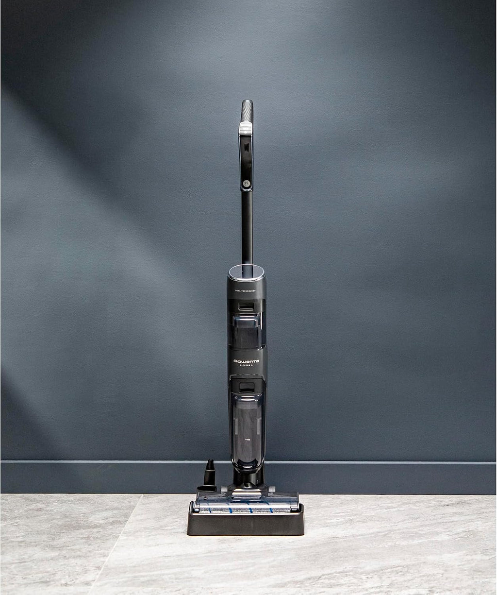 X-Clean 4 kabelloser Nass-/Trockensauger, Selbstreinigung, 50 Min., Schmutz-Erkennung, smartes LED-Display, für Hartböden, grau, GZ5036WO