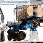 Holzspalter HL760L liegend Brennholzspalter Hydraulikspalter, elektrisch 230V, 7 Tonnen Spaltkraft, 520mm Spaltlänge, 2200W