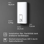 DHB 18/21/24 ST Trend elektron. Durchlauferhitzer, gradgenaue Temperaturwahl, energiesparend durch 3i-Technologie, VDE-geprüft, 204202