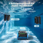 PC20 Poolroboter für Boden/Wand, Wasserlinie, intelligente Navi, 18927 LPH, App-Steuerung, für Pools bis 170m²