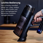X-Force Flex 13.60 Kabelloser Akku-Staubsauger Allergiker-Modell, 150 Air Watt, 60 Min Laufzeit, Flex-Gelenk, Tiefe Reinigung, Made in France