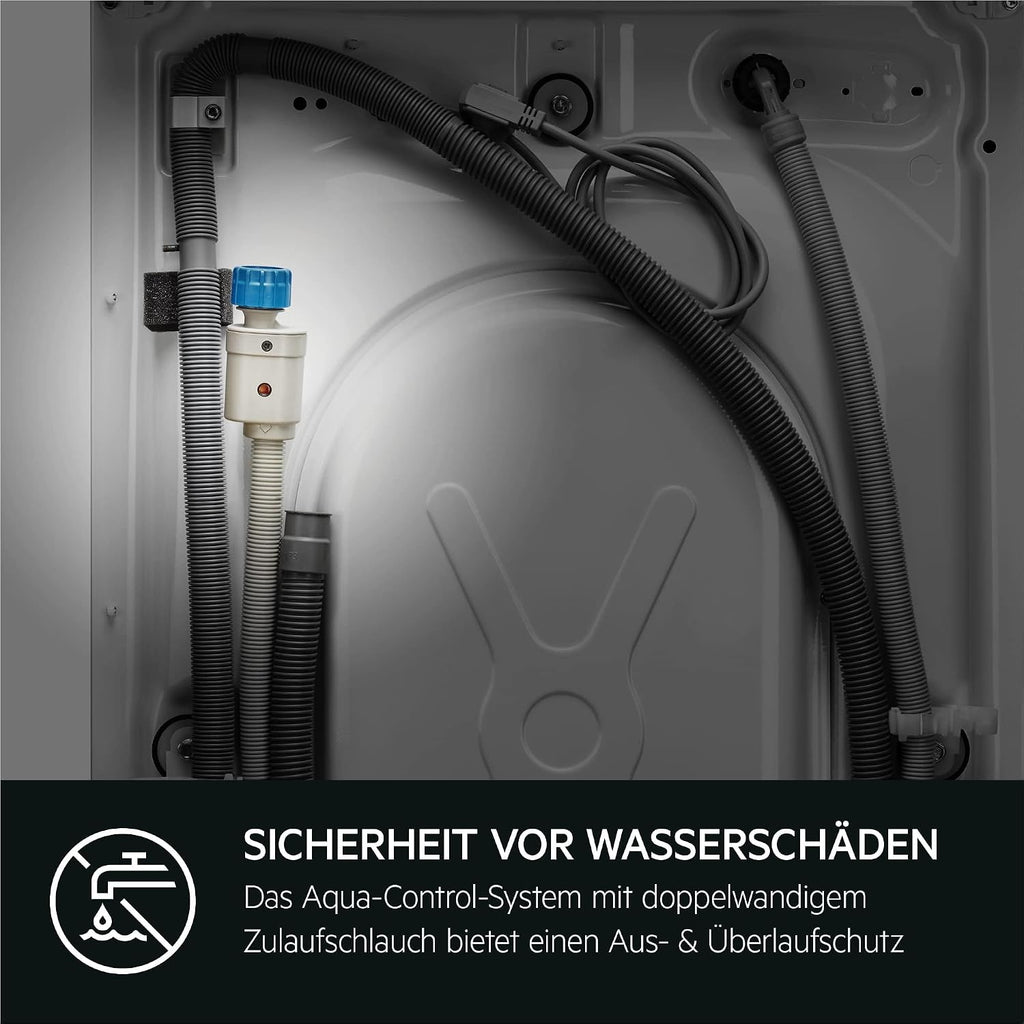 Waschmaschine 8kg, Serie 6000 ProSense: Mengenautomatik (Waschdauer+Energie anpass.), Startzeitv., Nachlegef., Vollwasserschutz, 1400 U/min, L6AMZ48FL
