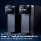 Fusion Air Auftisch-Osmoseanlage, ohne Installation, Heißwasserspender, Filterung + Mineralien, 3x UV-C LED, Abwasser 2:1, TÜV-zertifiziert