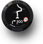Moto II Navigationsgerät für Motorräder, globale Navigation, Minikarten, 14h Akku, IP67 wasser-/stoßfest, USB-C + Riemenhalterung