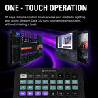 Stream Deck XL – Erweiterter Studio-Controller mit 32 Makrotasten, steuert Aktionen in Apps, für Mac & PC