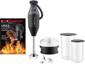 Zauberstab 98215 M 200 BBQ, Stabmixer, 2 Stufen bis 17.000 U/Min, ergonom. Griff, robuster Motor, inkl. Zubehör, 200W, Schweiz