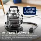 SpotClean HydroSteam Polster- und Teppichreiniger mit HydroSteam Dampf- & Nasssauger, 1000W Motor, für Teppiche, Polster, Auto, Modell 3689N
