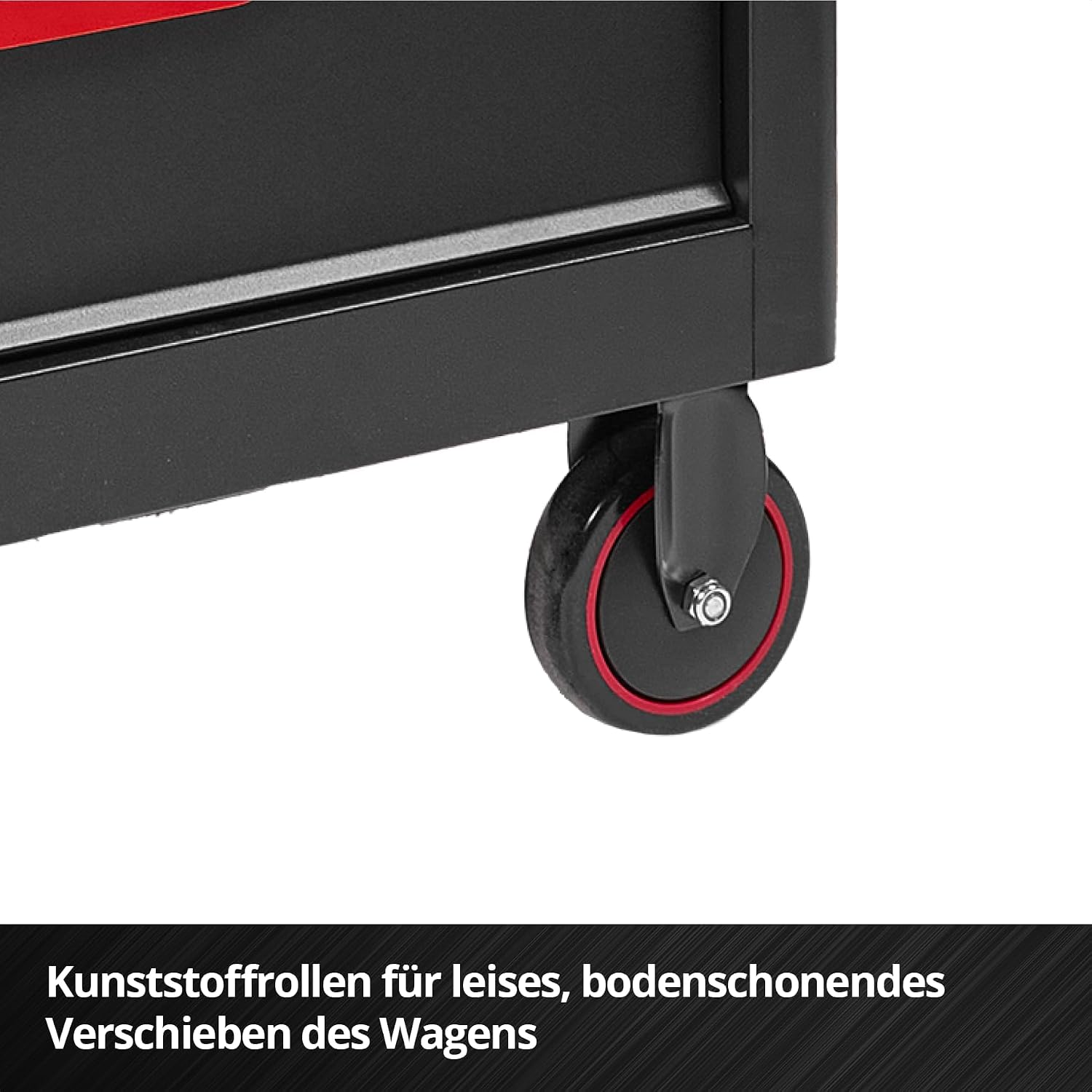 Leerer Werkstattwagen mit 6 Schubladen, Interlock-System, kugelgelagerten Führungsschienen, 135 kg Tragfähigkeit, Feststellrollen