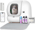 Pura Max 2 Selbstreinigende Katzentoilette, 76L, xSecure, Geruchsbeseitigung, App-Steuerung, Großes Fassungsvermögen, für mehrere Katzen