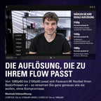 Facecam 4K 4K60 Studio-Webcam mit DSLR-Steuerung, HDR, unkomprimiertes Video, 49mm Filter, USB-C für PC & Mac
