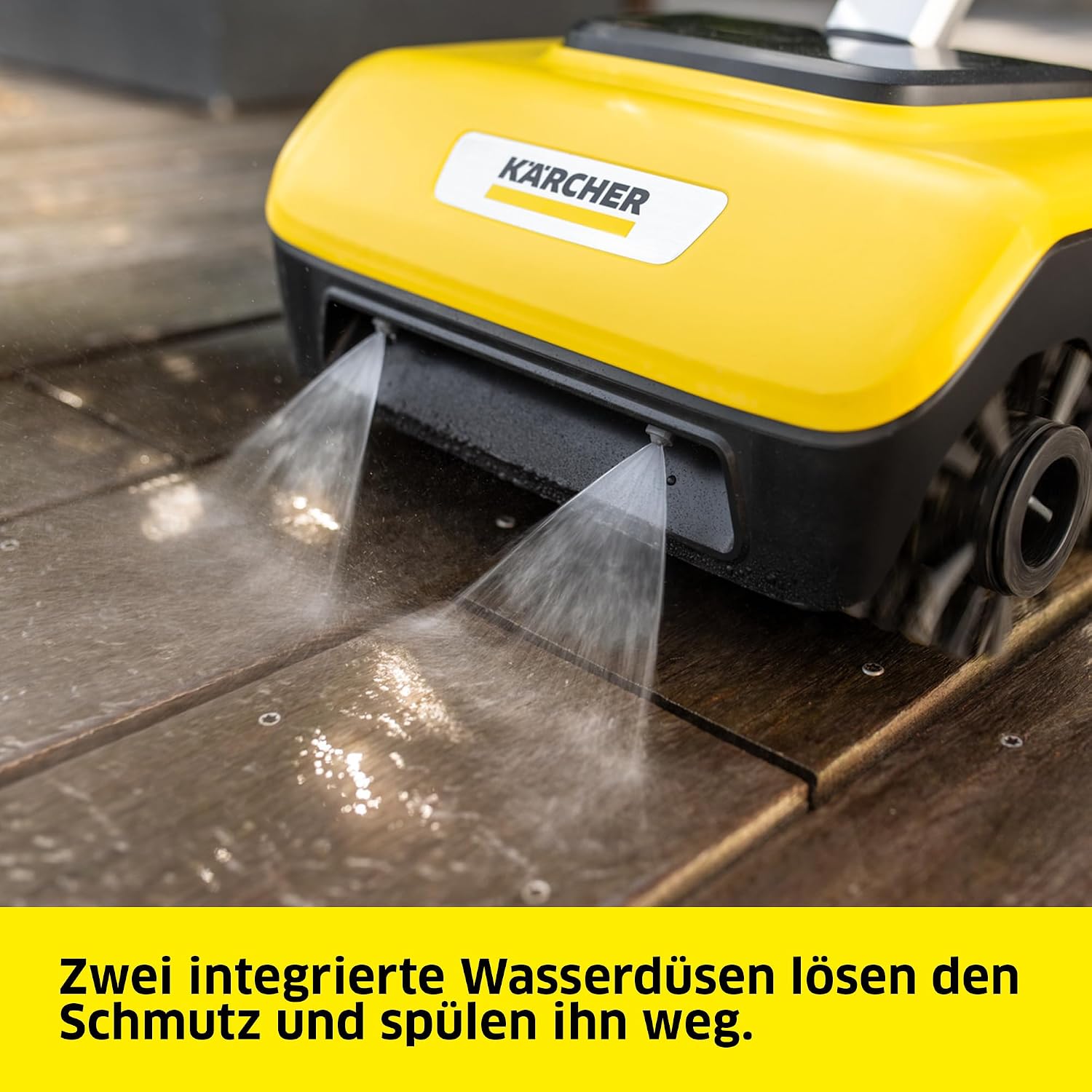 Terrassenreiniger PCL 6, max. 10 bar, 180 l/h, Arbeitsbreite 300 mm, Drehzahl 600-800 U/min, für Holz & Kunststoffverbund