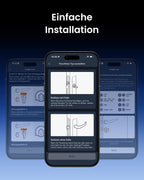 Smart Lock Ultra, 3D-Gesichtserkennung + Fingerabdruck, Nachrüstung ohne Zylindertausch, Öffnung per Gesicht/Fingerprint/Code/Alexa/WLAN/Matter
