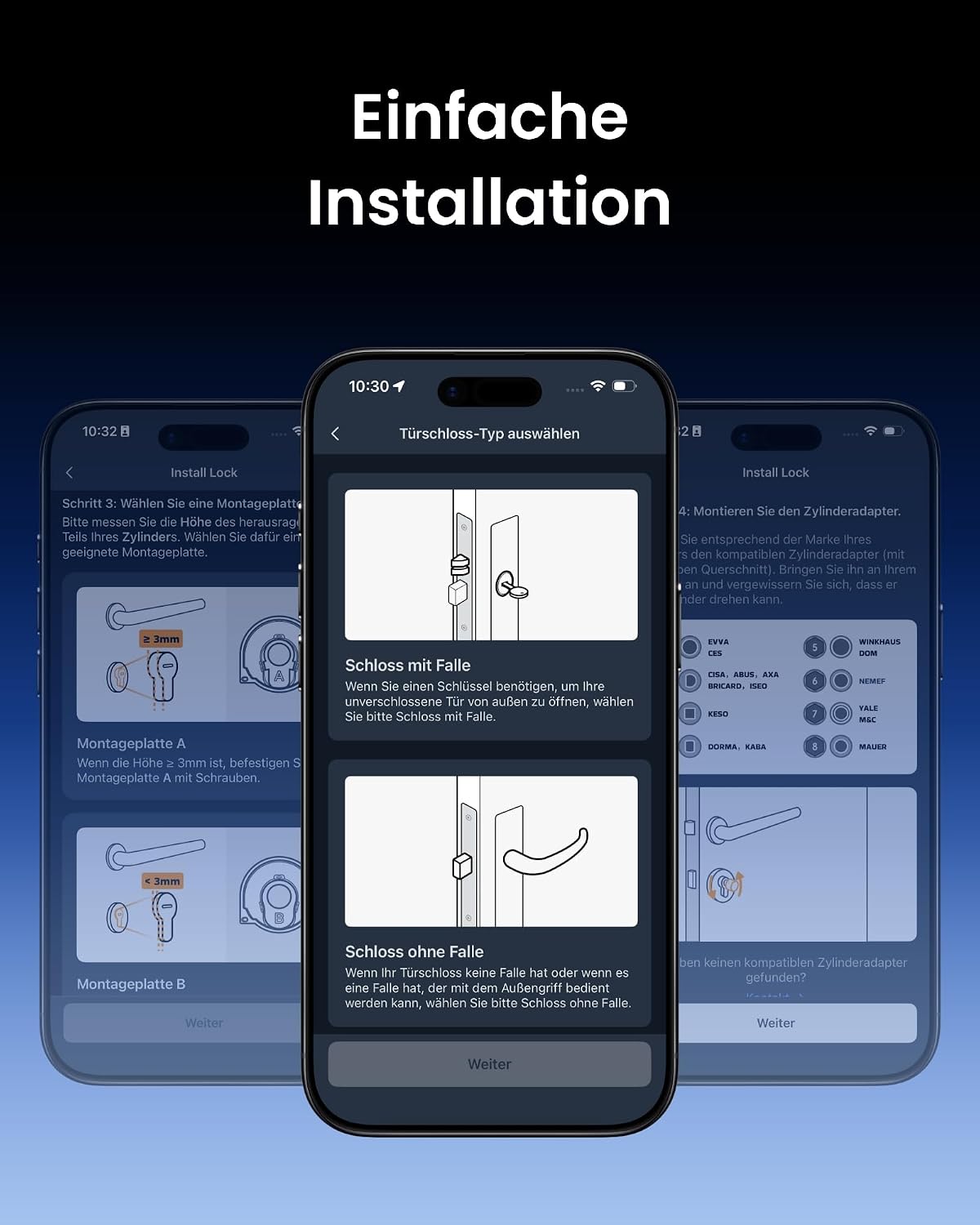 Smart Lock Ultra, 3D-Gesichtserkennung + Fingerabdruck, Nachrüstung ohne Zylindertausch, Öffnung per Gesicht/Fingerprint/Code/Alexa/WLAN/Matter