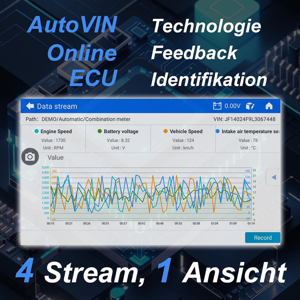 ArtiDiag600 Pro OBD2 Diagnosegerät für alle Fahrzeuge - 9 Servicefunktionen (Öl/ABS/DPF/SRS/SAS/Injektorcodierung)