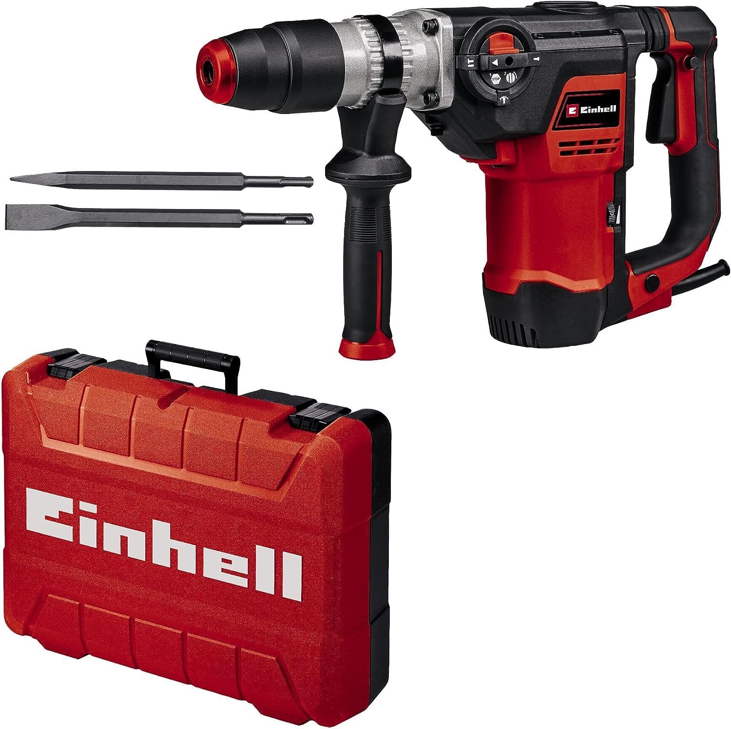 Bohrhammer TE-RH 40 3F, 1050 W, pneumatisches Schlagwerk, 10 J Schlagstärke, SDS-max-Aufnahme, inkl. Flach- und Spitzmeißel