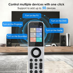 Universal Fernbedienung X2 mit Hub und Ladestation, Touchscreen, anpassbare Ein-Tasten-Steuerung, steuert bis zu 60 IR-/Bluetooth-/WLAN-Geräte