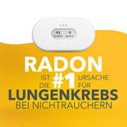 2960 View Plus - Intelligenter Radon und Luftqualität-Messgerät (Feinstaub, Radon, CO2, VOC, Luftfeuchtigkeit, Temperatur)