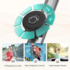 Crosstrainer Ellipsentrainer für Zuhause, 16 Widerstandsstufen, leiser magnetischer Antrieb, 6 kg Schwungrad, LCD-Monitor & Pulsmessung