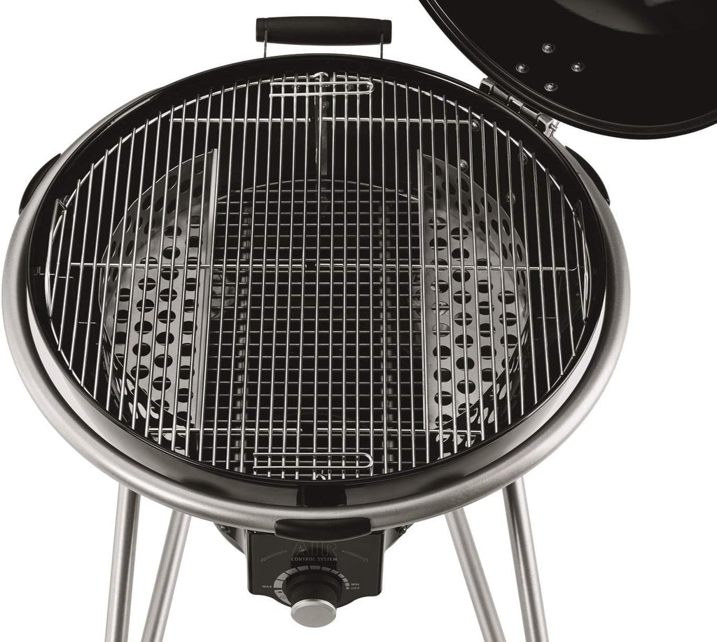 Holzkohle-Kugelgrill No.1 AIR F60 - Hochwertiger Kohlegrill mit Air Control, klappbarem Edelstahl-Grillrost, extra große Grillfläche & Deckelthermometer