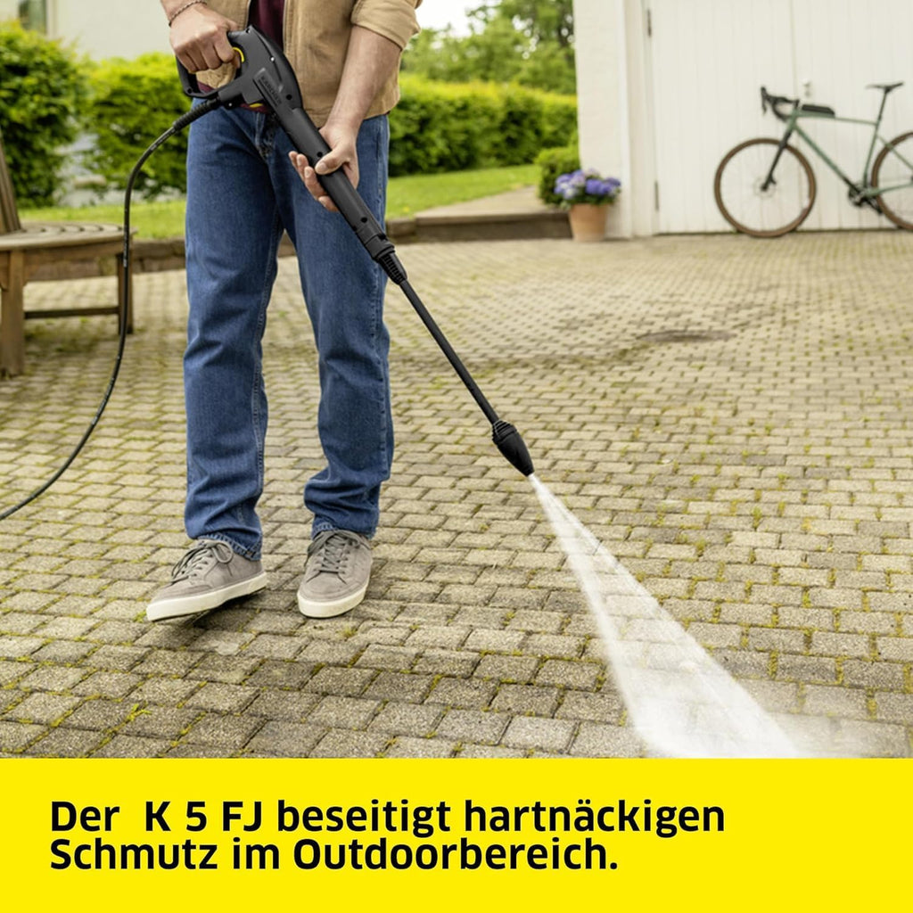Hochdruckreiniger K 5 FJ, 145 bar, 500 l/h, 40 m²/h, Wasserfilter, 6,3 kg, HD-Pistole, Dreckfräser, Vario Power Jet, Schaumdüse