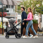 Zelia S Trio Kinderwagen 3in1 Komplettset, 0-4 Jahre, 22 kg, klappbar, kompakt, mit CabrioFix S i-Size + Wickeltasche, grau