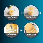 CREAMi Eis- & Dessertmaschine mit 2 Behältern, 7 Programmen: Eis, Gelato, Sorbet, Smoothie-Bowls, Milchshakes u.v.m., 1,4L, Schwarz/Silber, NC302EU