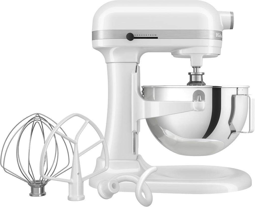 Heavy Duty Küchenmaschine Mit Schüsselheber 5,2 L - Weiss 5KSM55SXXEWH