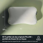 Recovery Pillow Plus (60x40 cm) – höhenverstellb. Nackenkissen, Memory Foam (6–13 cm), für Seiten-/Rücken-/Bauchschläfer, Made in Germany