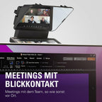 Prompter – Teleprompter mit integriertem Bildschirm, Drag&Drop-Monitoranzeige
