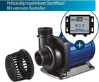 DM-22000 Vario S Regelbare Teichpumpe, 70-200W, ext. Controller, 22.000 l/h, 7,5m Förderhöhe, für Filter/Bachlauf/Wasserfall