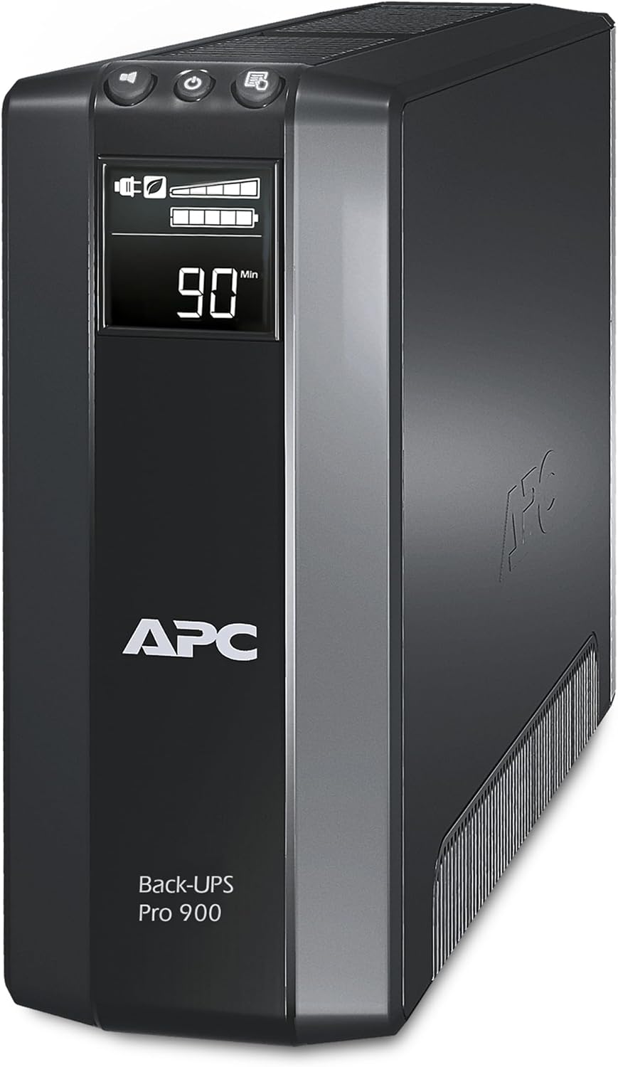 Back UPS PRO USV 900VA Leistung - BR900G-GR - 5-Schuko Ausgänge, Stromsparfunktion, Multifunktionsdisplay