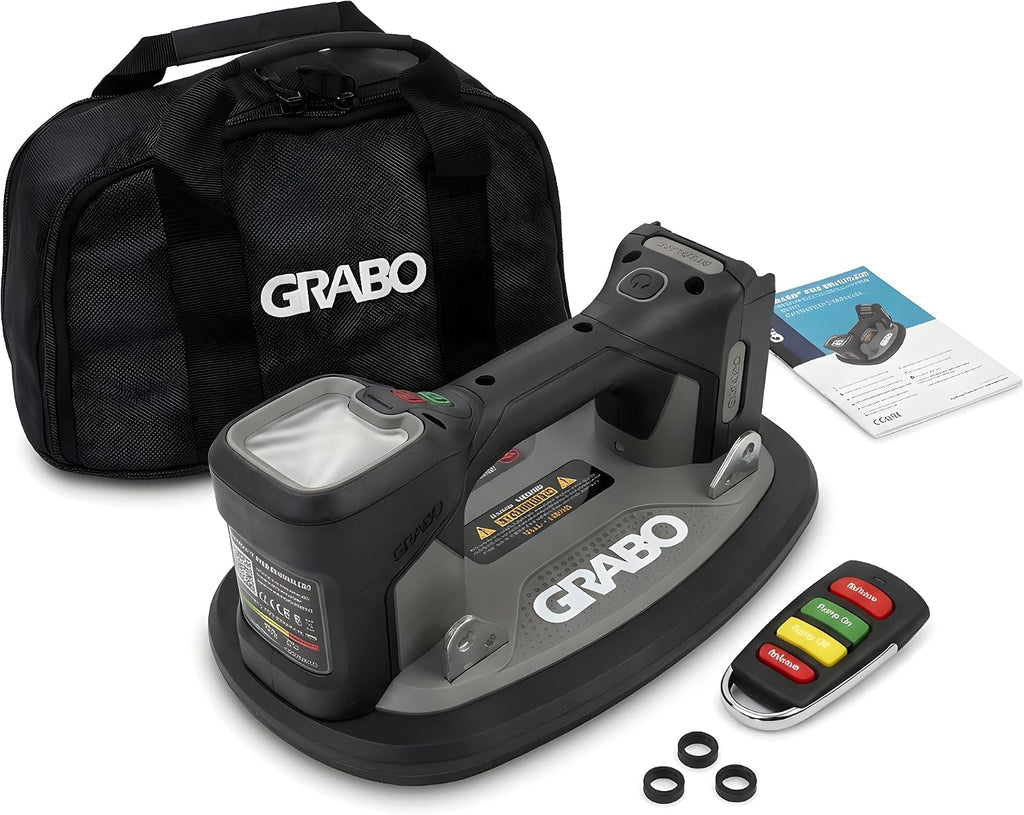 Brushless-Akku-Saugheber 120kg, Markenakku-kompatibel, Auto-Nachsaugung, Display, für Glas/Stein/Fliesen, ohne Akku (GPB-MA)