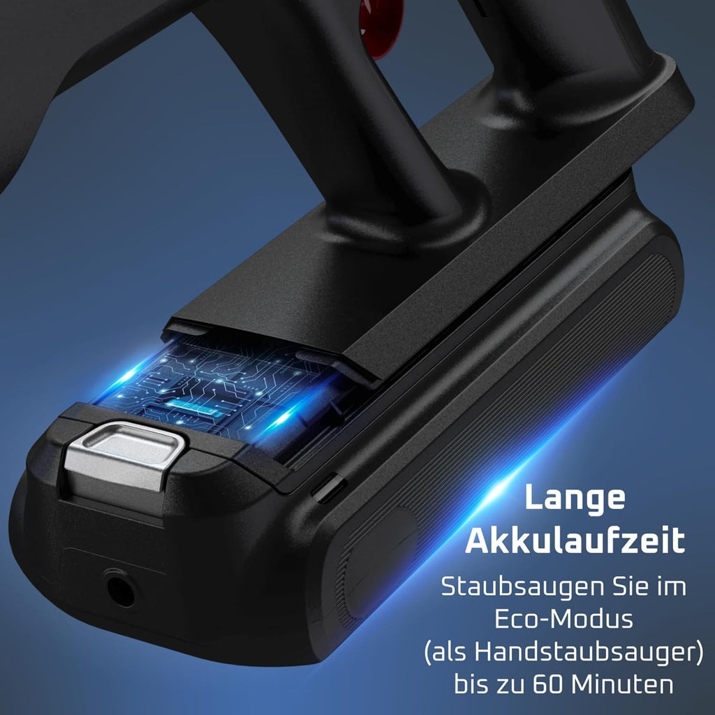 X-Force Flex 13.60 Kabelloser Akku-Staubsauger Allergiker-Modell, 150 Air Watt, 60 Min Laufzeit, Flex-Gelenk, Tiefe Reinigung, Made in France