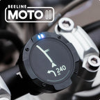 Moto II Navigationsgerät für Motorräder, globale Navigation, Minikarten, 14h Akku, IP67 wasser-/stoßfest, USB-C + Riemenhalterung