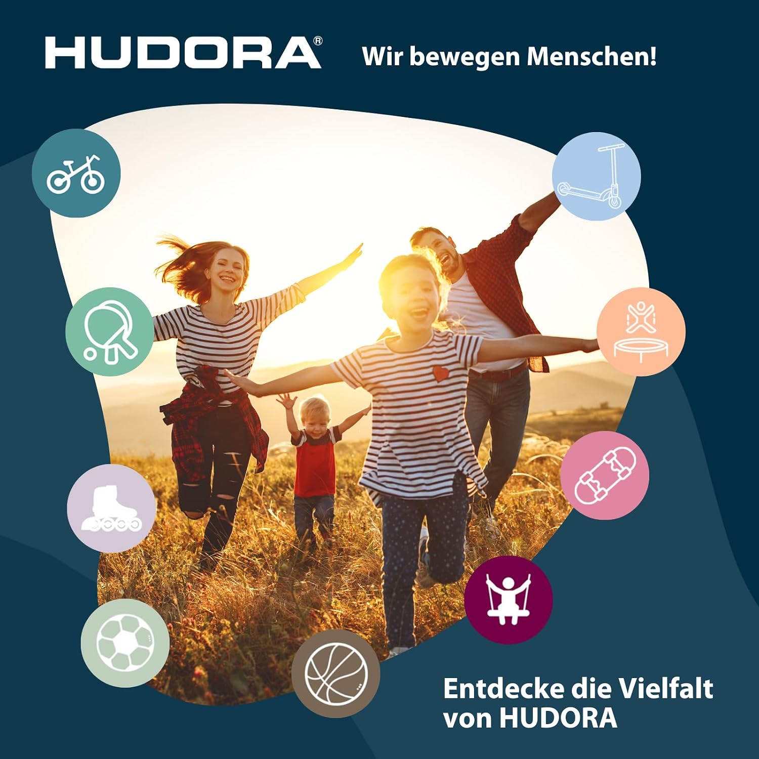 Fußballtor Advanced 120/180/240/300 - wetterfest, standfest, engmaschiges Netz - für Kinder, Jugendliche & Erwachsene - Garten-Fußball-Trainingstor