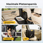 CRH20 20L Kompressor Kühlbox mit Akku 240Wh, tragbar 12/24/230V, App-Steuerung, IPX4 Mini-Kühlschrank für Camping Reisen Boot Angeln, -20~20°C (2026 Neu)