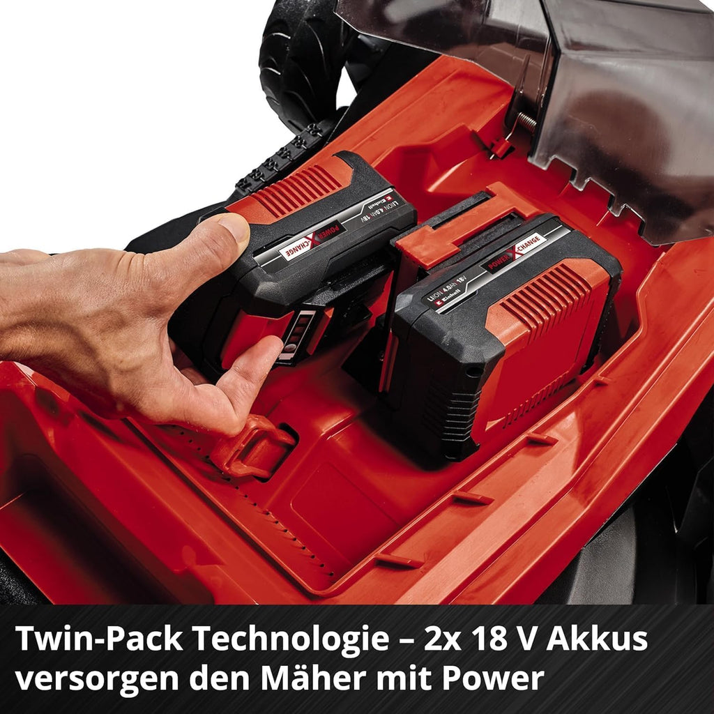 GE-cm 36/43 Li Akku-Rasenmäher, Power X-Change, 36V, 43cm, Brushless, Mulch, 63L, bis 600m², 25-75mm, ohne Akku