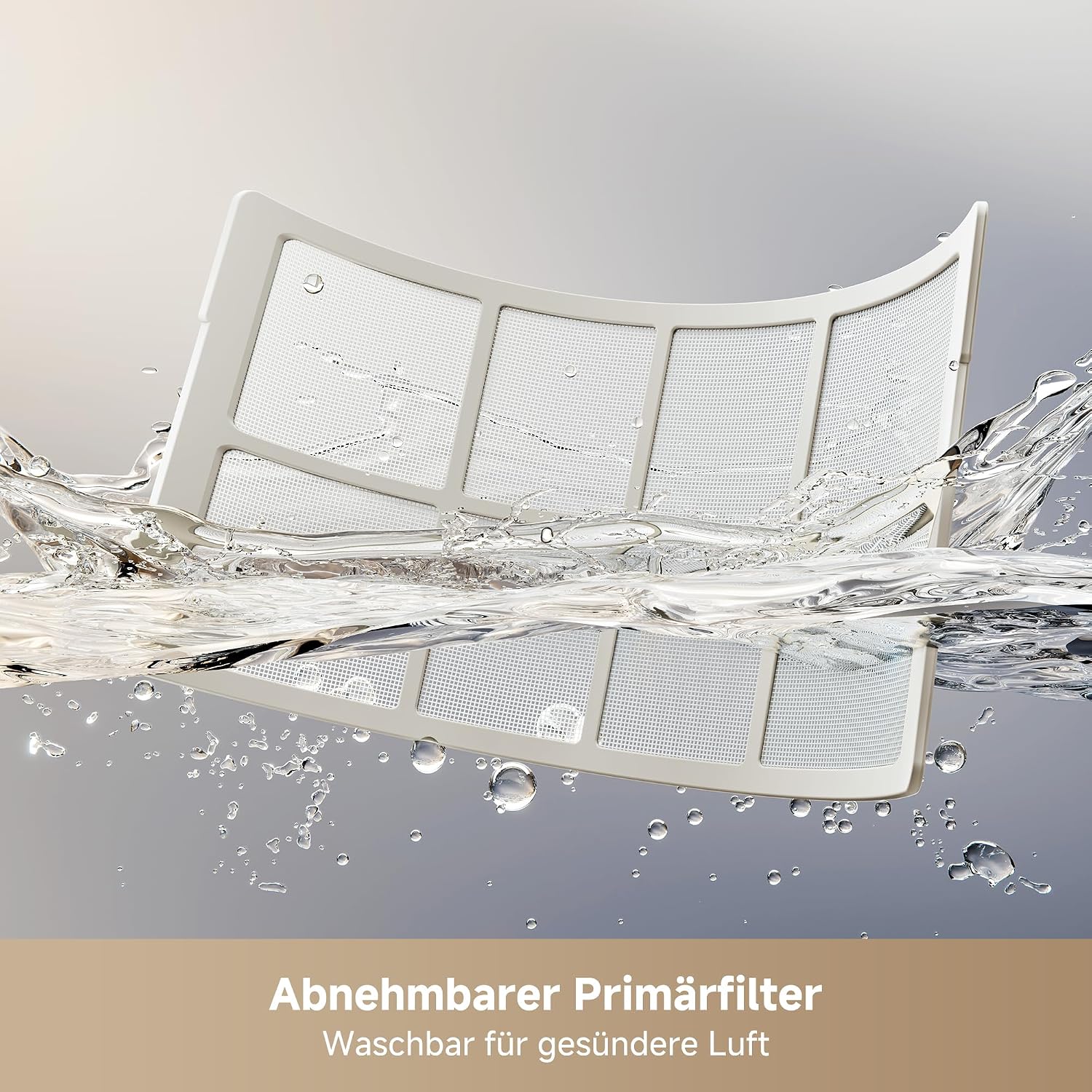 MF10 Flügelloser Ventilator mit 270°-Raumluftstrom, temperaturadaptiver Luftstrom, intelligenter Windstrom, waschbarer Filter