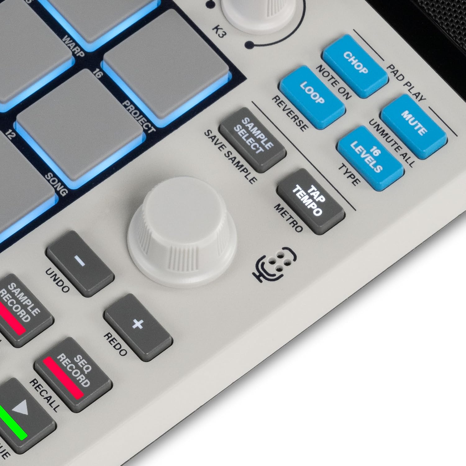 MPC Sample - Standalone Portable Sampler, Sequenzer und Effektprozessor mit Akku, USB-C, integriertem Lautsprecher und Mikrofon